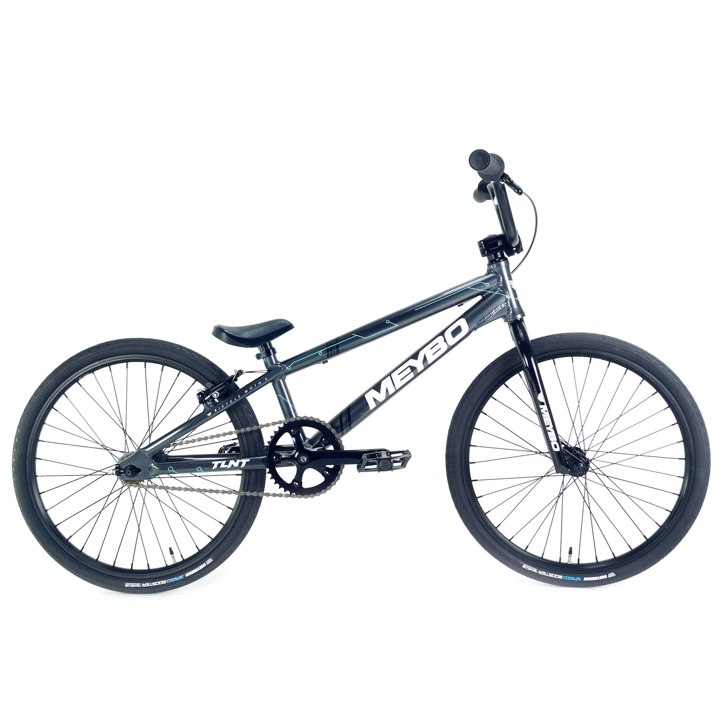 moto bmx bicycle Meybo TLNT Pro Cruiser 24in BMX Race Bike-GreyWhiteTurquoise – J&R Bicycles, Inc