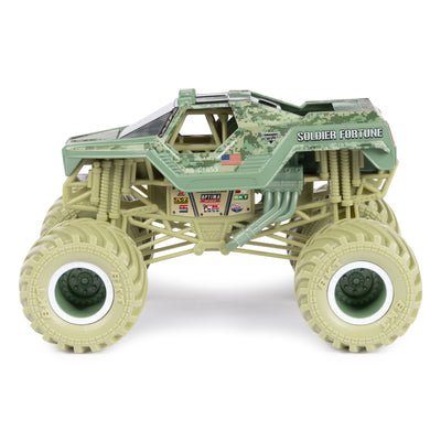 Monster Jam 1:24 Scale Die-Cast Official Monster Truck-Soldier Fortune