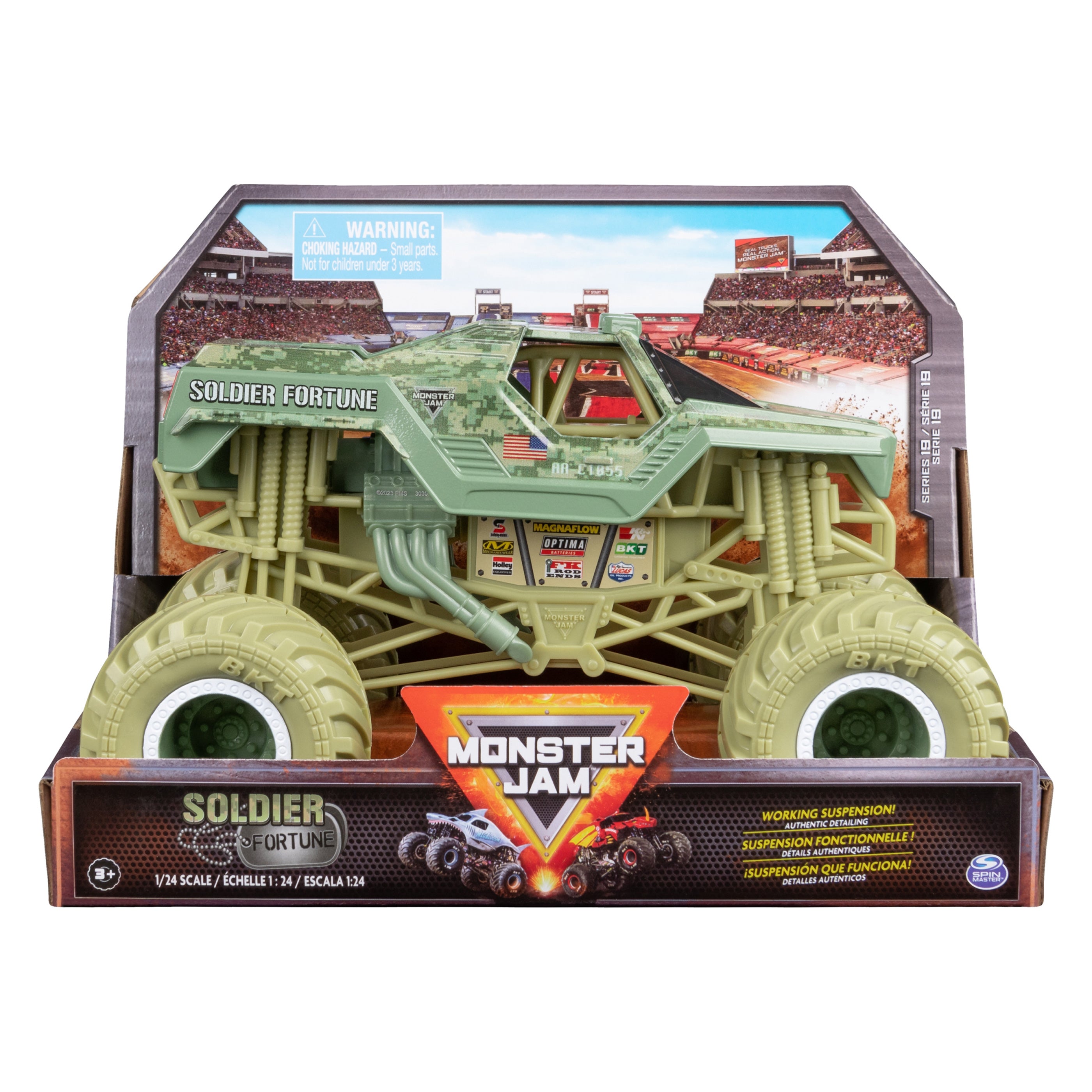 Monster Jam, Official Soldier Fortune Monster Truck, Die-Cast Vehicle