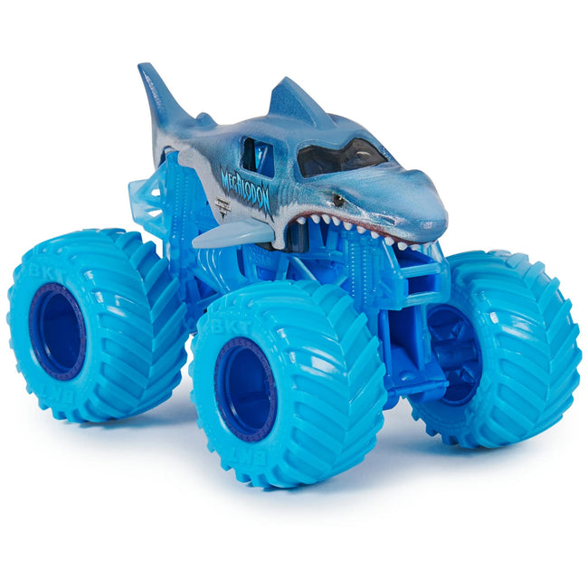 Monster Jam Die-Cast 1:64 Scale Monster Truck-2-Pack-Megalodon vs Hooked - 4