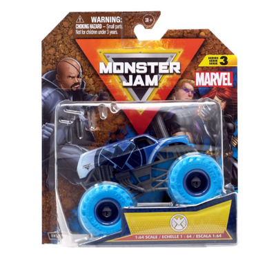 Monster Jam Series 3 1:64 Scale Die-Cast Marvel Monster Truck-Agents Of Shield