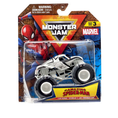 Monster Jam Series 3 1:64 Scale Die-Cast Marvel Monster Truck-Spider-Man