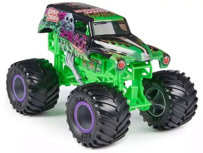 Monster Jam Series 20 1:24 Scale Die-Cast Official Monster Truck-Grave Digger - 2