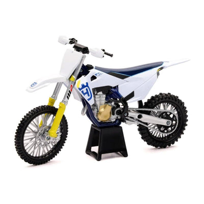 New Ray 1:12 Husqvarna FC450 Die-Cast Motorcycle-White/Blue