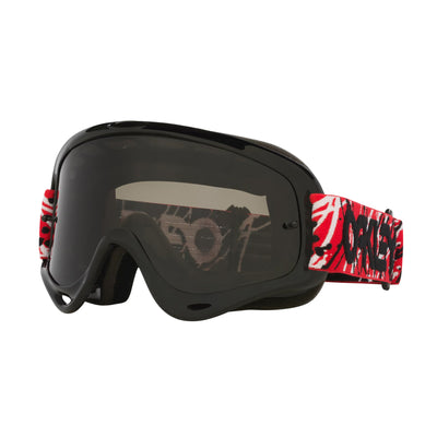 Oakley O-Frame MX Goggles-Red Eddie w/ Dark Grey Lens