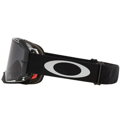 Oakley Airbrake MX Goggles-Black Gunmetal With Dark Grey Lens