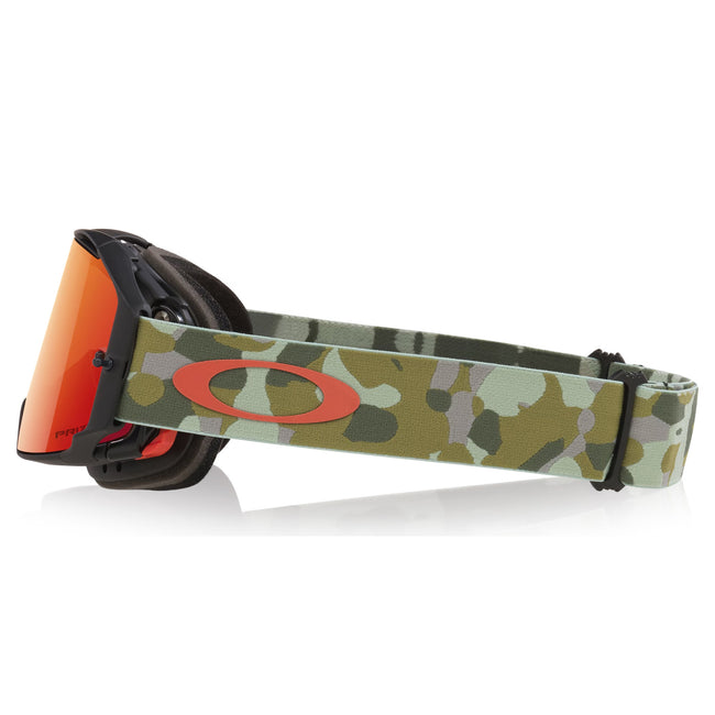 Oakley Airbrake MTB Goggles-Green Camo With Prizm Trail Torch Lens - 2