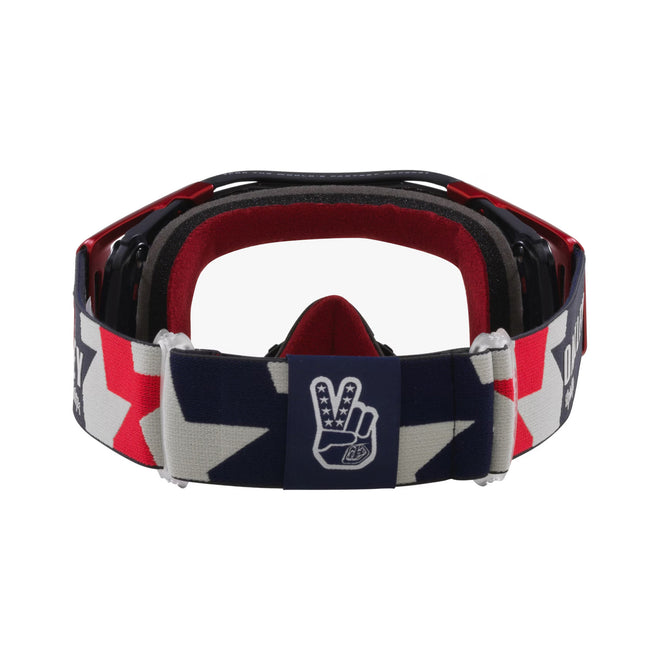 Oakley Airbrake MTB Goggles-TLD Red/White/Blue Stars With Clear Lens - 3