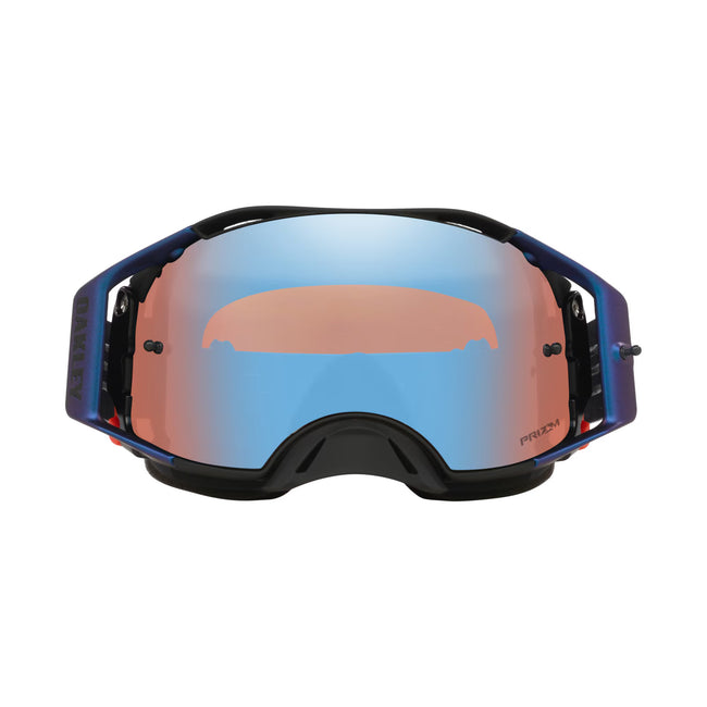 Oakley Airbrake MX Goggles-Grey Strike w/ Prizm Sapphire Iridium Lens - 2