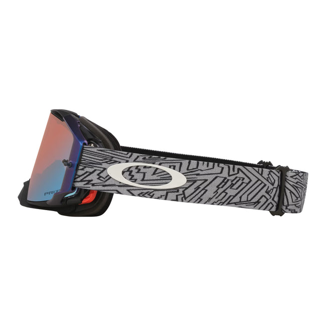 Oakley Airbrake MX Goggles-Grey Strike w/ Prizm Sapphire Iridium Lens - 3