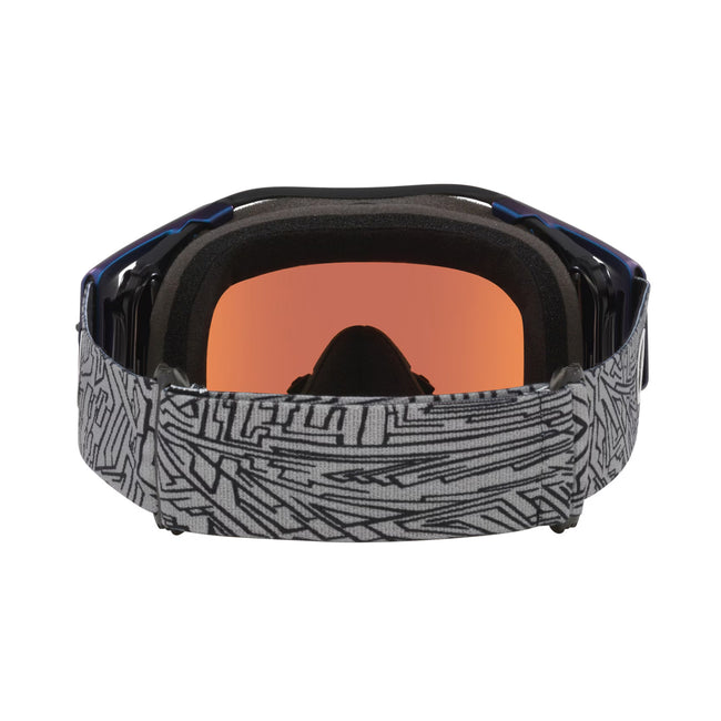 Oakley Airbrake MX Goggles-Grey Strike w/ Prizm Sapphire Iridium Lens - 4
