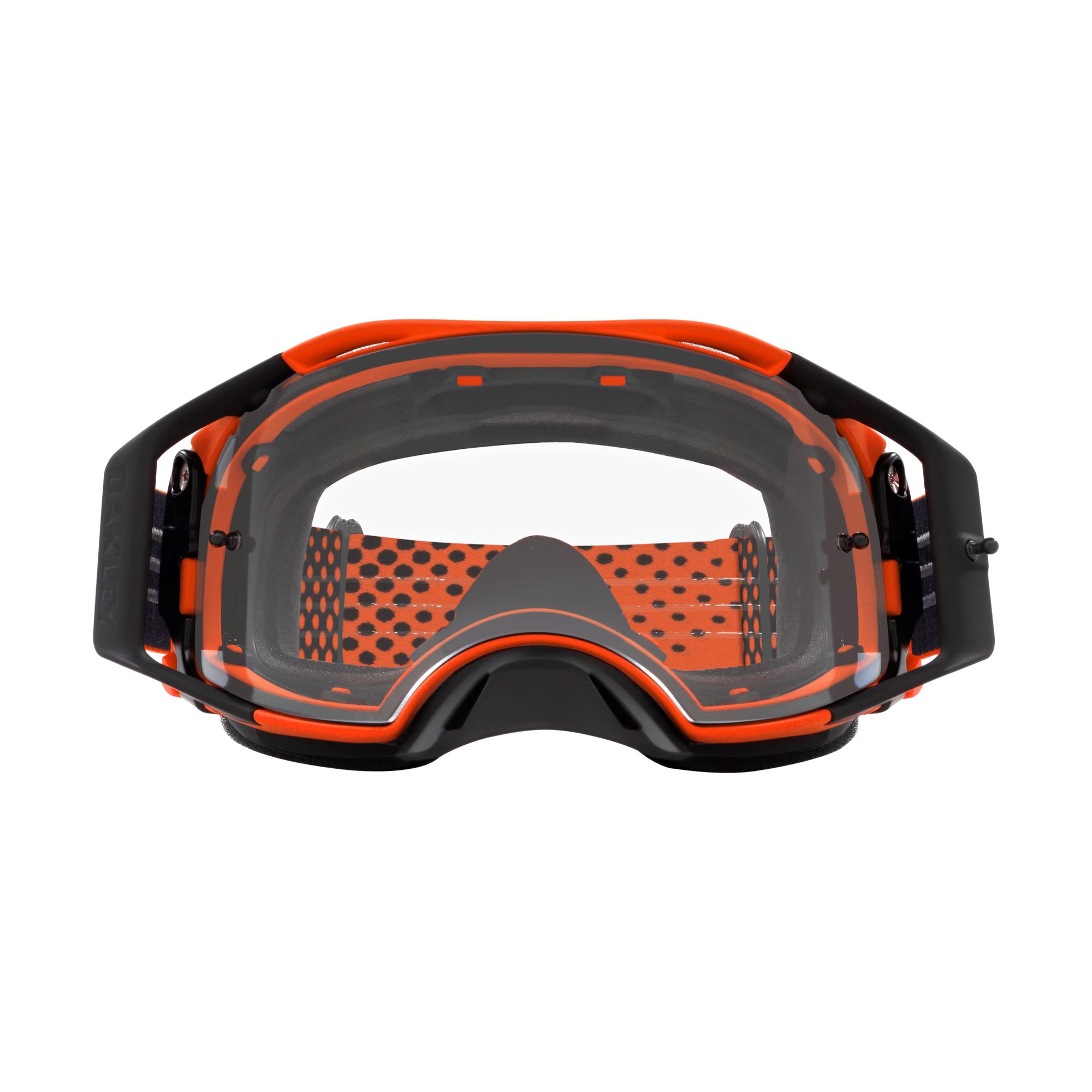 Oakley Airbrake MX Goggles-Moto Orange With Clear Lens – J&R