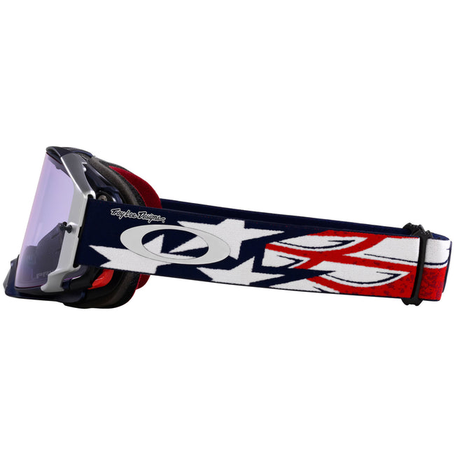 Oakley Airbrake MX Goggles-TLD Red/White/Blue Stars With Prizm Low Light Lens - 4