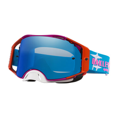 Oakley Airbrake MX Goggles-TLD Speed Stars With Black Ice Iridium Lens