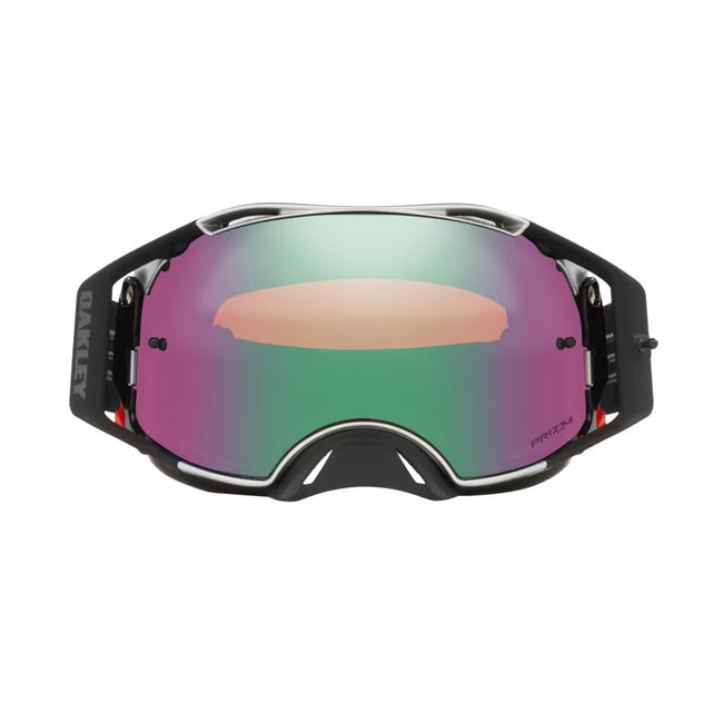 Oakley Airbrake MX Goggles-Tuff Blocks Gunmetal Black With Prizm Jade Lens - 2