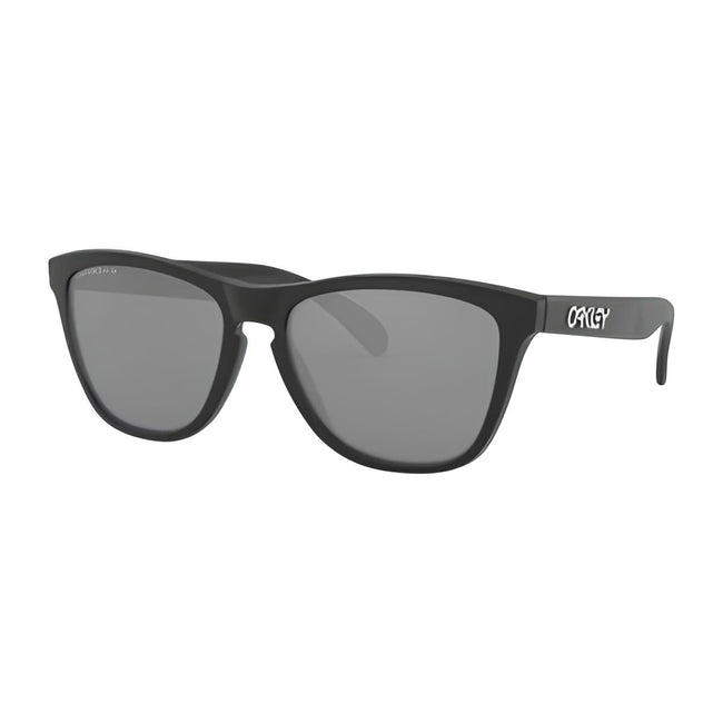 Oakley Frogskins Sunglasses-Matte Black With Grey Lens - 1