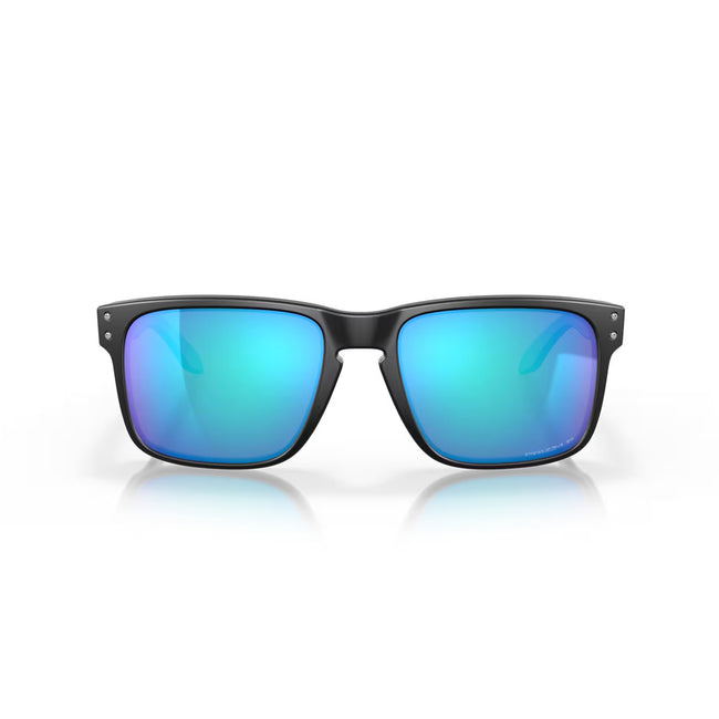 Oakley Holbrook Sunglasses-Matte Black With Prizm Sapphire Polarized Lens - 2