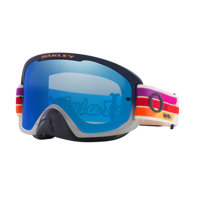 Oakley O-Frame 2.0 Pro MX Goggles-Troy Lee Vanilla Sunrise With Black Ice Iridium Lens