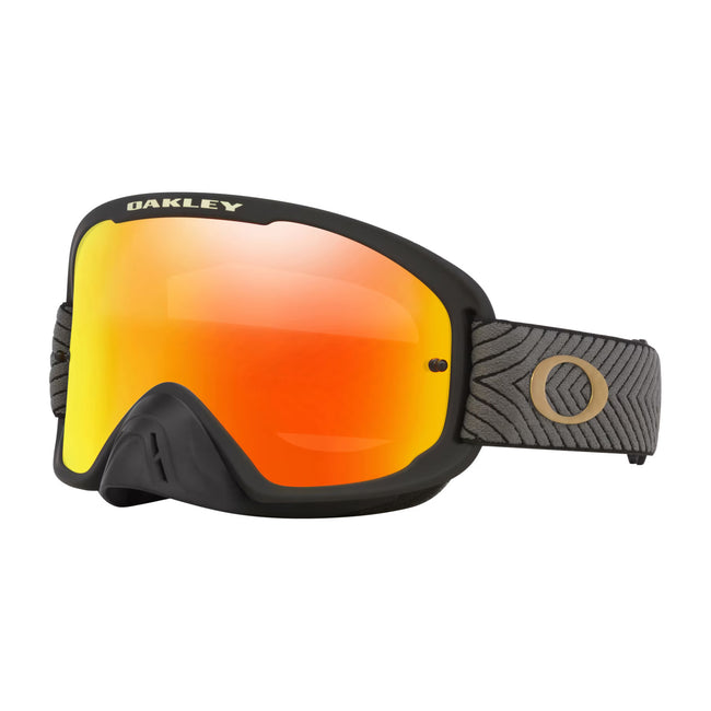 Oakley O-Frame 2.0 Pro MX Goggles-Team Black w/Fire Iridium Lens - 1