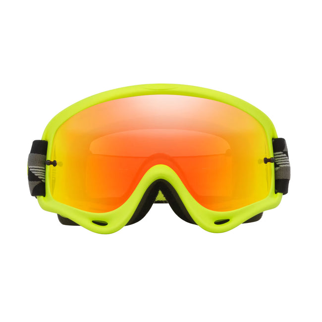 Oakley O-Frame MX Goggles-Black Empire w/ Fire Iridium Lens - 1