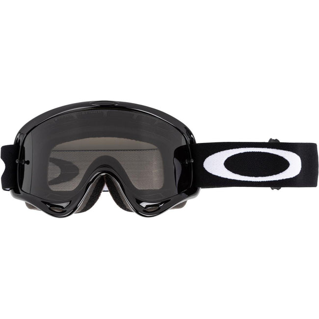 Oakley O-Frame MX Goggles-Jet Black With Dark Grey And Clear Sand Lens - 1