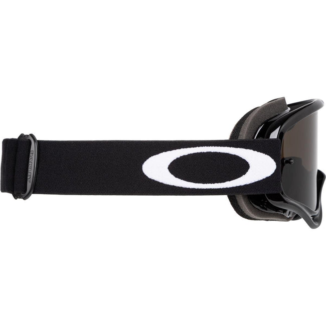Oakley O-Frame MX Goggles-Jet Black With Dark Grey And Clear Sand Lens - 4