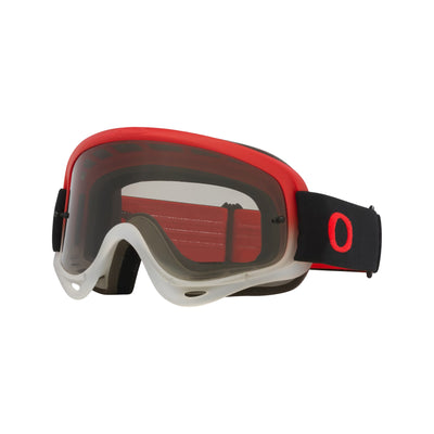 Oakley O-Frame Pro MX Goggles-Team Red With Light Grey Lens