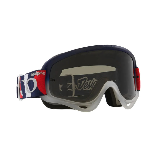 Oakley O-Frame Pro MX Goggles-TLD Red/White/Blue Stars With Dark Grey Lens - 2