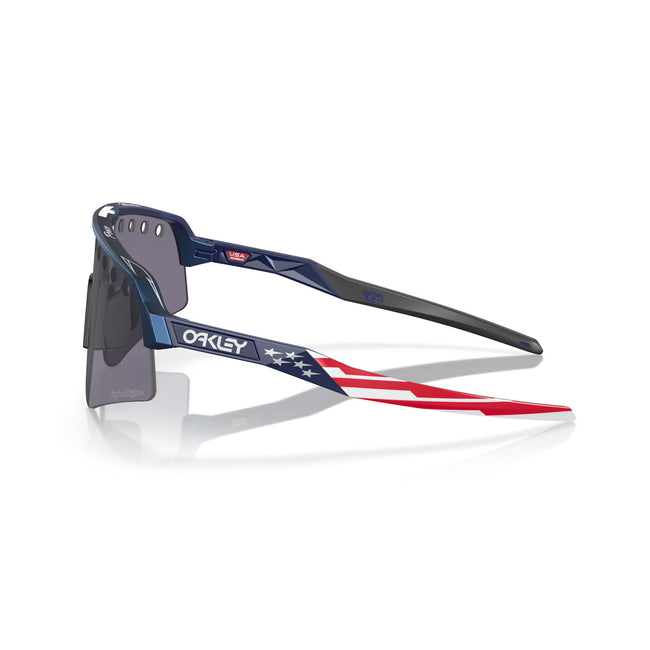 Oakley Sutro Lite Sweep Sunglasses-Troy Lee Blue Colorshift With Prizm Grey Lens - 3