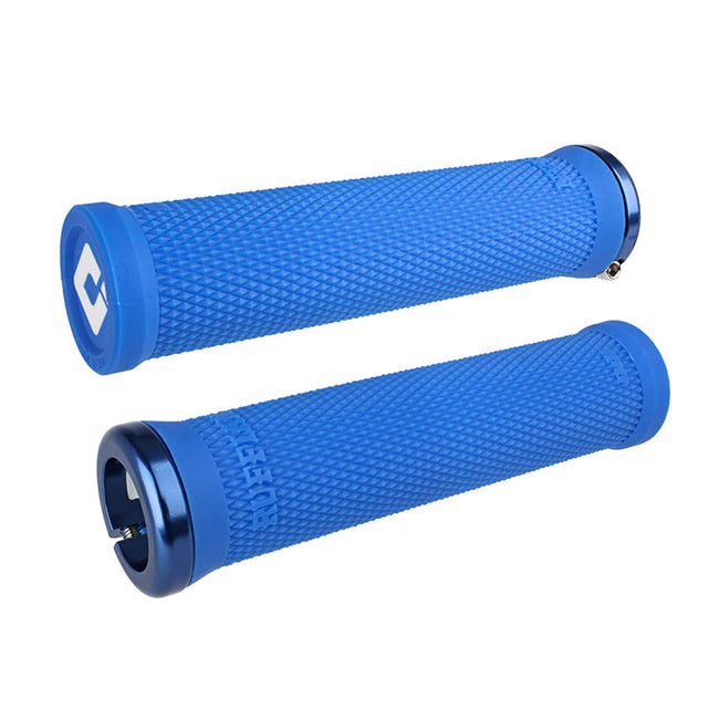 ODI Ruffian V2.1 MTB Flangeless Lock-On Grips-Blue-Blue – J&R Bicycles ...