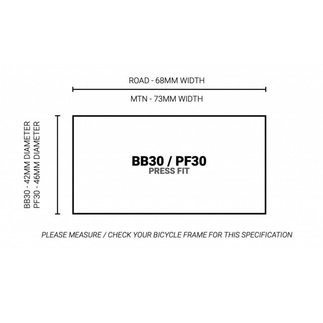 Praxis Works M24-BB30/PF30 Bottom Bracket-68mm - 3