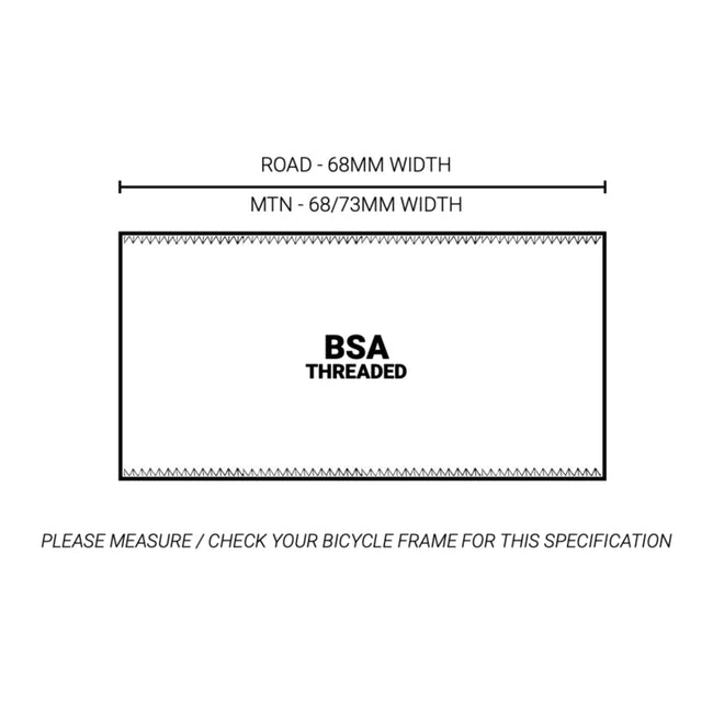 Praxis Works M24-BSA Threaded Bottom Bracket-68mm - 3