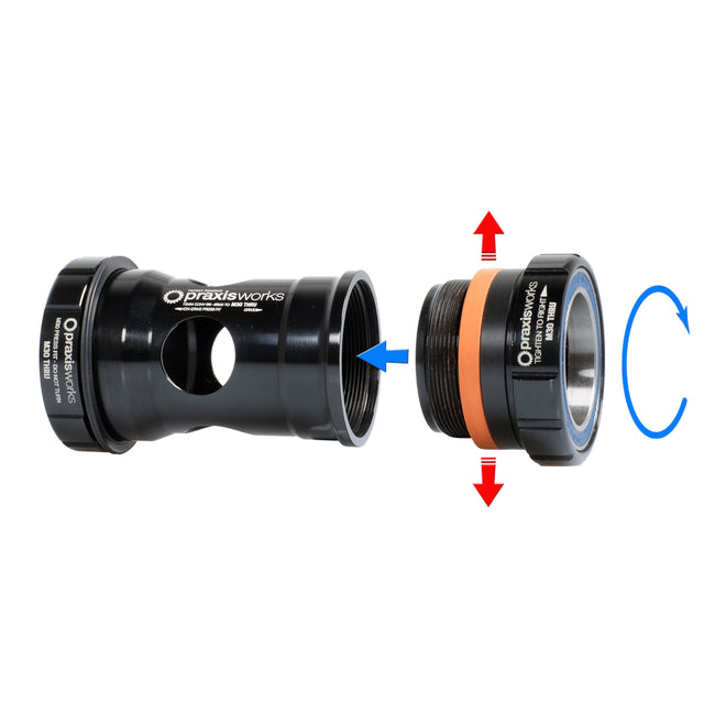Praxis Works M30–BB30/PF30 68mm Bottom Bracket - 3