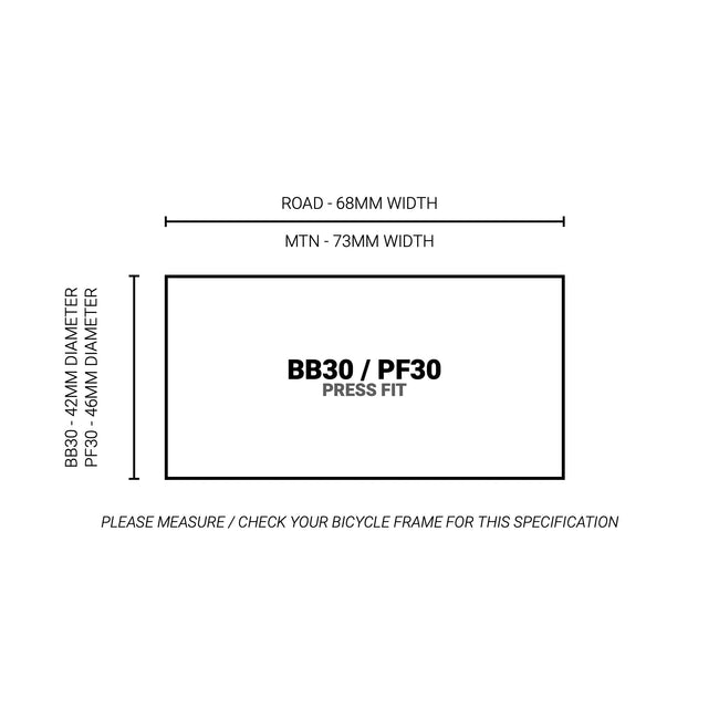 Praxis Works M30–BB30/PF30 68mm Bottom Bracket - 5