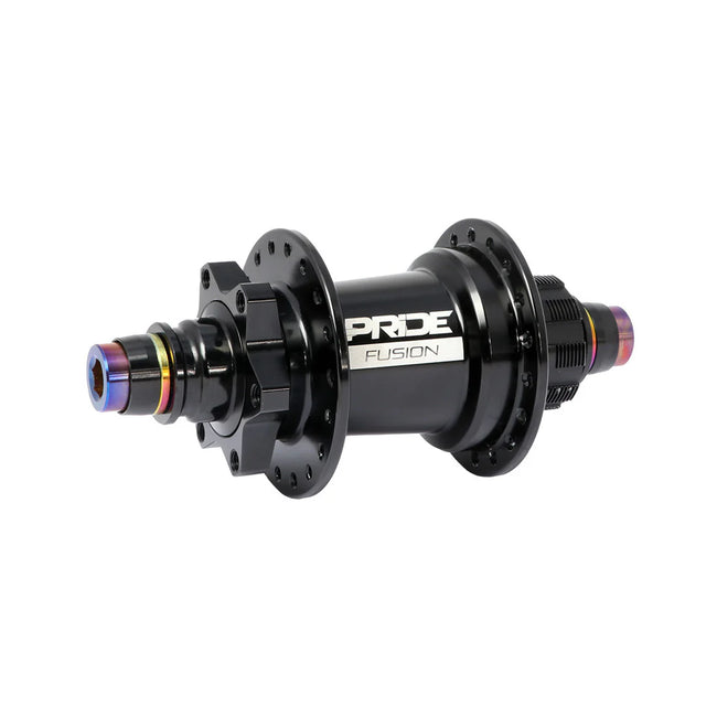 Pride Fusion Rear ISO Disc Hub-110/10-28H-Black - 1