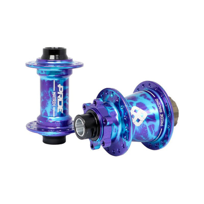 Pride Matrix Disc Hubset-36H-Splash Blue/Purple