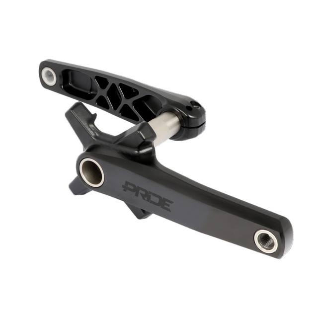 Pride Racing Newton SX 2-Piece BMX Race Cranks-Black - 1
