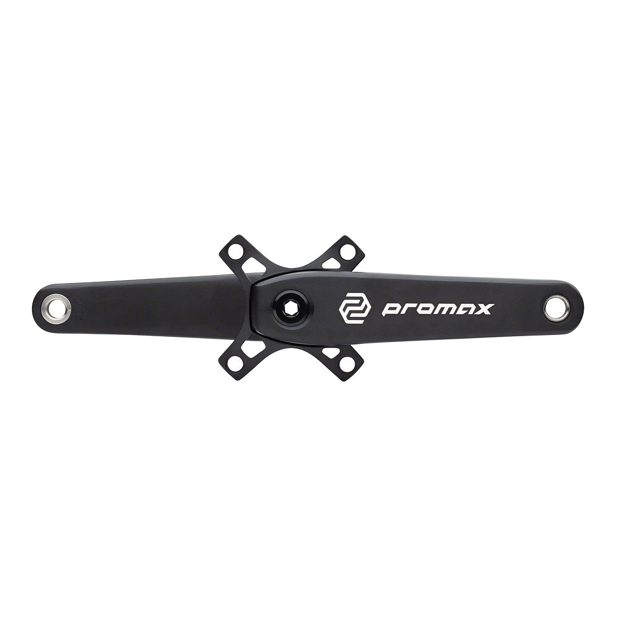 Promax HF-3 Hollow Hot Forged 2-Piece BMX Race Crank Set-Black