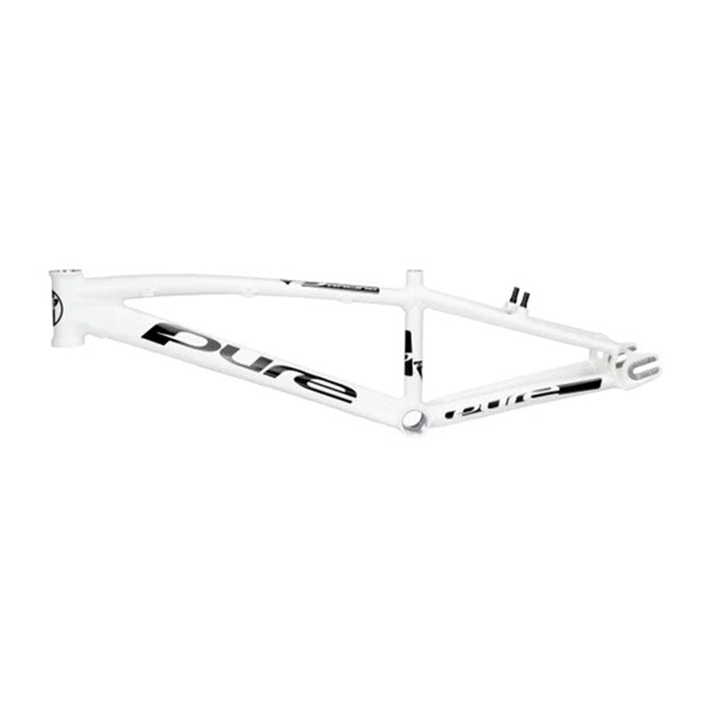 pure bicycles bmx Pure V6 Alloy BMX Race Frame-Matte White, Expert