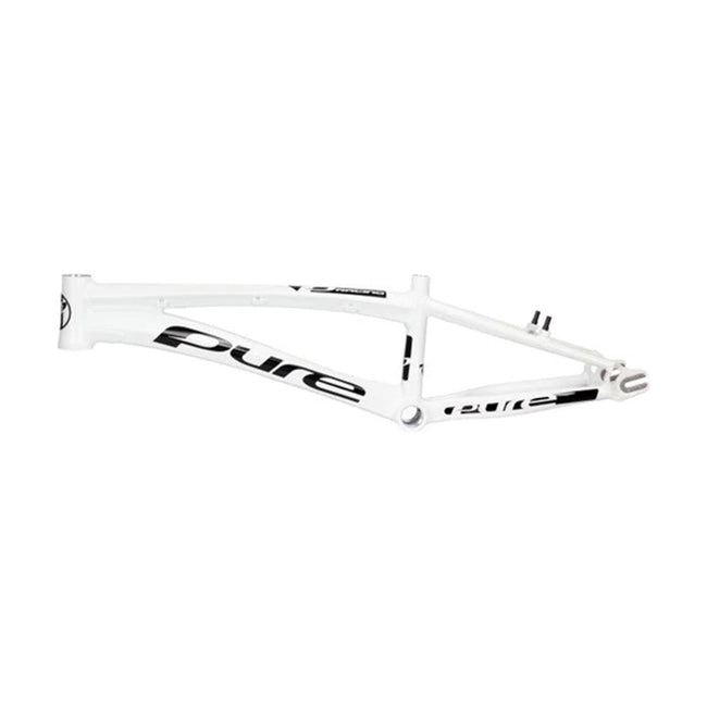 Pure V6 Alloy BMX Race Frame-Matte White - 2