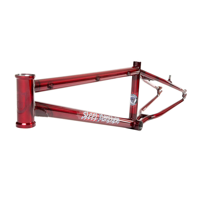 S&amp;M Steel Panther 21.75&quot;TT BMX Frame-Trans Red - 1