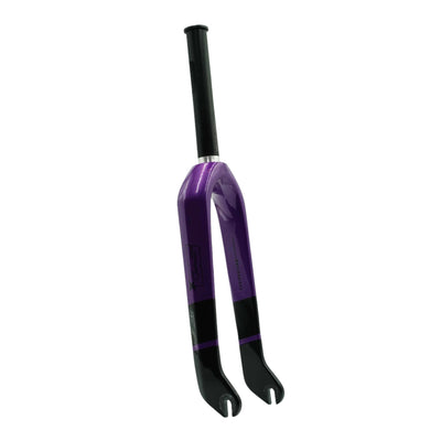 SD Expert Carbon BMX Fork V2-20"x1 1/8"-10mm-Black/Purple