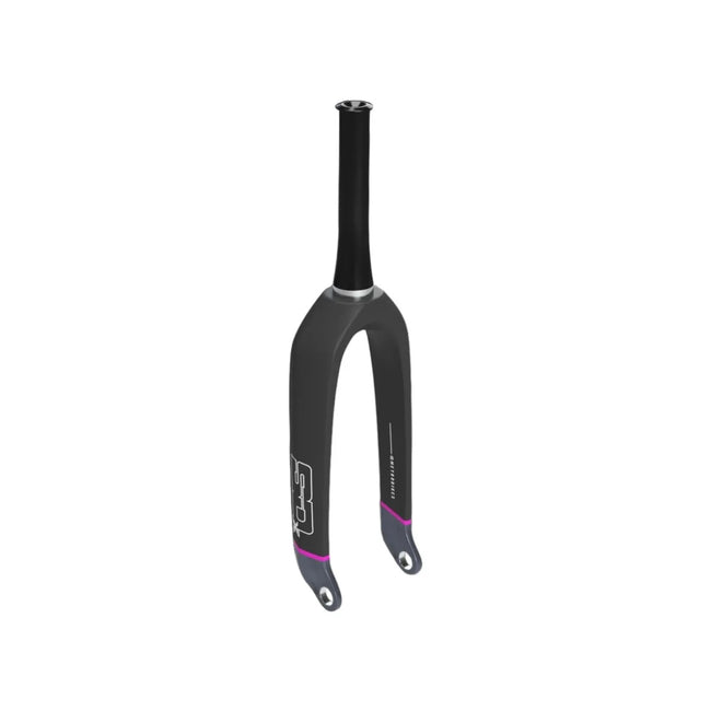 SD Pro Tapered Carbon BMX Fork V2-20"-Matte Black/Pink/Grey - 1