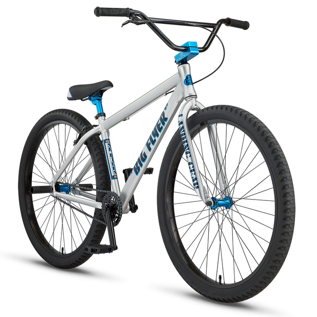 SE Bikes Big Flyer 29&quot; BMX Freestyle Bike-Iced Out Silver - 2