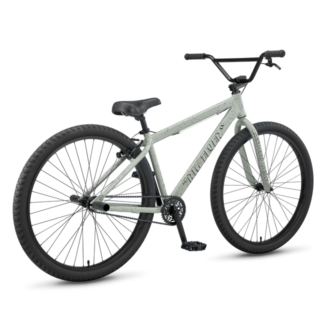 SE Bikes Big Flyer 29" BMX Freestyle Bike-Grey Splatter - 2