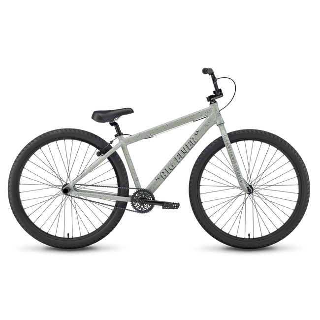 SE Bikes Big Flyer 29" BMX Freestyle Bike-Grey Splatter - 1