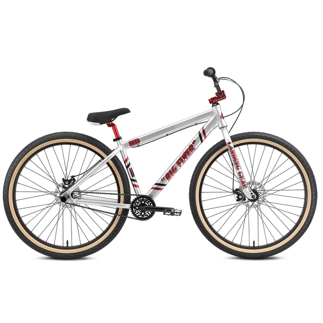 SE Bikes Big Flyer HD 29&quot; BMX Freestyle Bike-Big Silver - 1