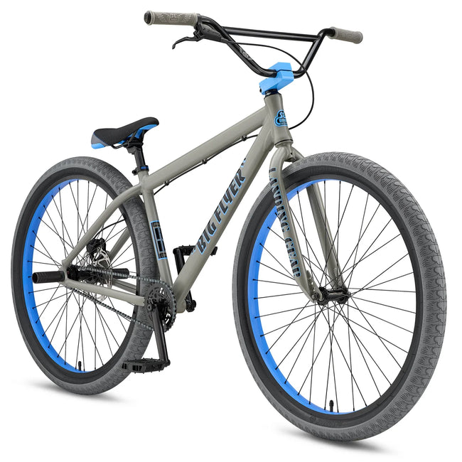SE Bikes Big Flyer HD 29" BMX Freestyle Bike-Matte Gray Blue - 2