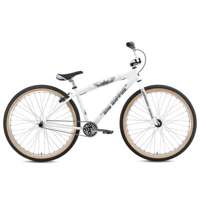 SE Bikes Big Ripper 29" BMX Freestyle Bike-Arctic White