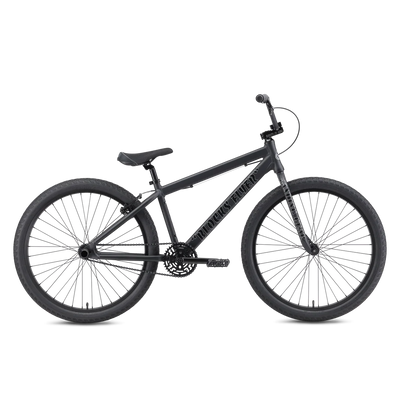 SE Bikes Blocks Flyer 26" BMX Freestyle Bike-Matte Black